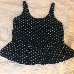 Old Navy soft peplum top